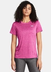 Under Armour  Women’s Tech Twist Short Sleeve Tee Loose Fit Pink Medium