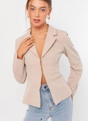 Lace Up Blazer 