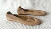 Everlane Taupe Tan Soft Italian Leather The Day Glove Rounded Ballet Flats 9.5