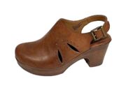 NWOB b.o.c. Women's Faux Leather Slingback Platform Clogs 