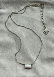 White Kendra Scott necklace