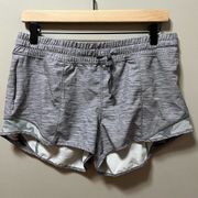 Zyia Gray Camo Mesh Hidden Zipper Shorts size‎ XL