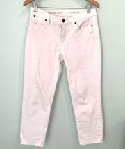 Talbots White Signature Crop Stretch Denim Jeans Pants 6