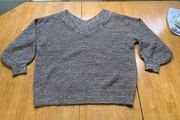 Zenana Outfitters	Knit Pullover Sweater Doble V-Neck, Size M