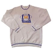 Vintage 80s 90s University of Michigan Football Crewneck Sweatshirt