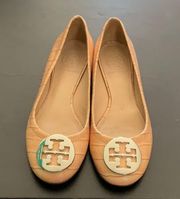 Tory Burch ballet flats. No size listed on shoe. Tread almost perfect. EUC