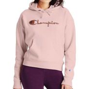 Champion  Sweatshirt Reverse Weave NWT Pink Retro Logo Hoodie Women’s XL