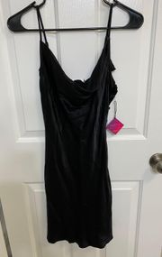 Forever 21 cowl neck silk dress