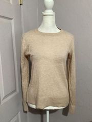 Reiss Cream Wool And Alpaca Blend Pullover Sweater