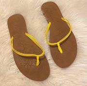 Reef Flip Flop Thong Sandals Yellow No size Approximately a size 10.5