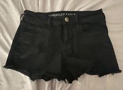 Outfitters black denim shorts