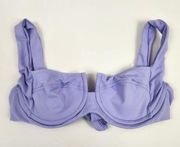 L*Space Camellia Bikini Top in Lavender Purple Size XS NWT Underwire