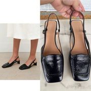 MANSUR GAVRIEL  Primrose Slingbacks black size 39/9