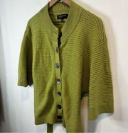 Women’s | Jones New York Green Knitted Buttoned Cardigan | Large