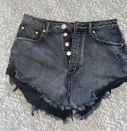 Isabelle’s Cabinet Black Denim Shorts