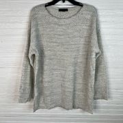 🎉  Light Gray Tunic Sweater Pullover Size Medium