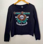 Guns N Roses welcome to the jungle skull graphic sweatshirt M