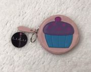 LuLu Cupcake Coin Zip Pouch NWT 