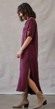 NWOT CLOTH&STONE Pocket Duster Dress in Wild-berry 