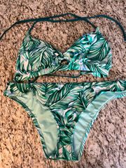 Mossimo 2 Piece Bikini Swimsuit Set 