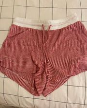 Red striped Shorts