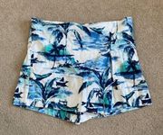 Tommy Bahama island bliss blue and white shorts in size 0