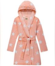 NWT UGG Lotus Blossom Star Fleece Miranda Wrap Robe