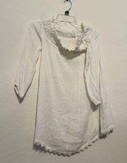 New umgee lace peasant, BoHo shirt, size small ￼