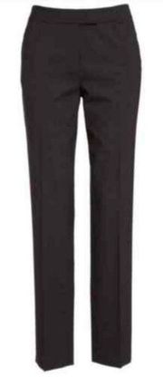 Lafayette 148 New York Black Irving Trouser pants wool Size 6