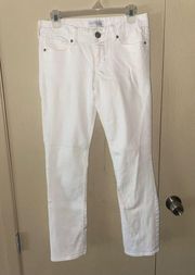 Gap Cropped Skinny Stella Jean in white - size 4