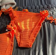 Crochet Tie Bikini Bottoms