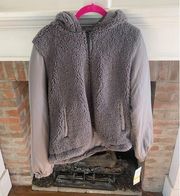 Zella NWT Grey Sherpa Jacket All Day Jacket size Small