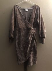 Corduroy Wrap Dress