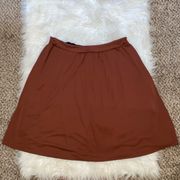 Brown Skirt