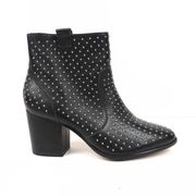 Rebecca Minkoff Black Sierra Studded Leather Block-heel Booties