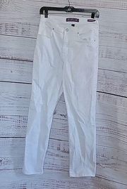 Gloria Vanderbilt White Amanda Classic Slimming Tapered Women's Jeans Size 6