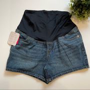 MIDI denim shorts size 8