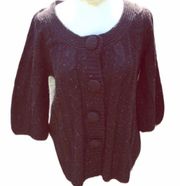 89th & Madison buttoned front cardigan