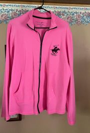 Women’s Pink Beverly Hills Polo Club Jacket. Size Xl