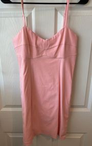 Pink Bodycon Mini Dress