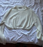 Cropped Turtleneck Sweater