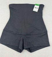 High-Waist Boyshort Shapewear Women's Size L Black NEW