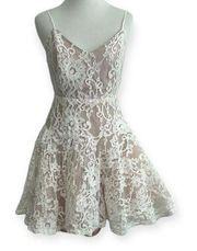 Latiste by Amy small white‎ lace tulle dress