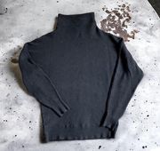 mock neck dolman sweater black