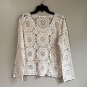 Solitaire small cream long sleeve top