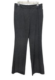 Worthington Modern Fit Womans Gray Career Dress Slacks 6 Boot Cut