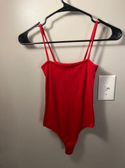 Brandy Melville Red Bodysuit
