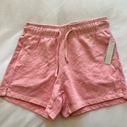 Abound French Terry Lounge Active Shorts NWT in Pink Candy