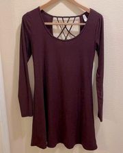 🌹2/$17 Mudd | maroon dress size small