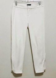 Cynthia rowley white high waisted Capri jean pants in size 2